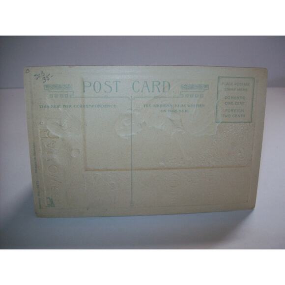 Vintage Halloween Postcard Gottschalk German Embossed 2471 Best Wishes Unused - Picture 6 of 6